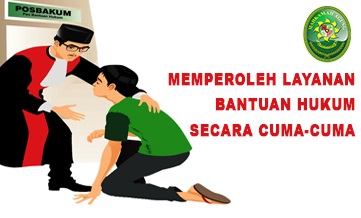 BEBAS BIAYA PERKARA BAGI MASYARAKAT TIDAK MAMPU